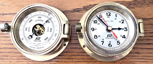 Solid brass ship time - solid,