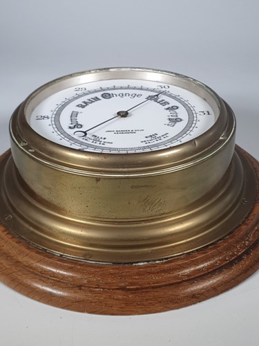Antique brass aneroid - antique,