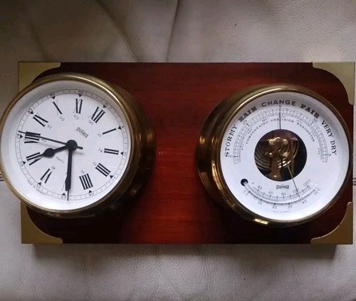 Stockburger brass ships clock - ships,