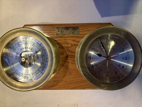 Working antique bell clock - antique,