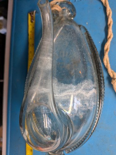 Antique hand blown - blown, glass