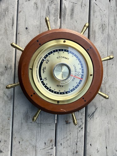 Vintage taylor barometer - vintage,