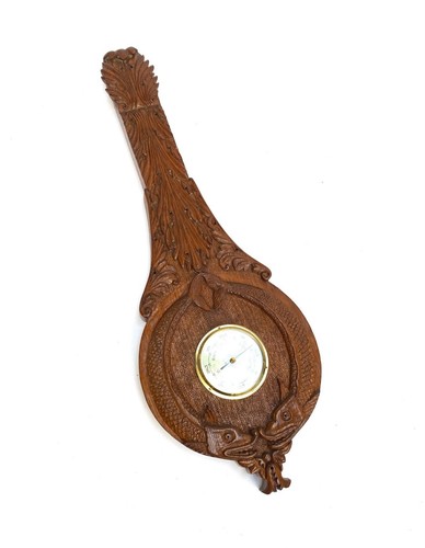 1970 carved oak banjo - oak,