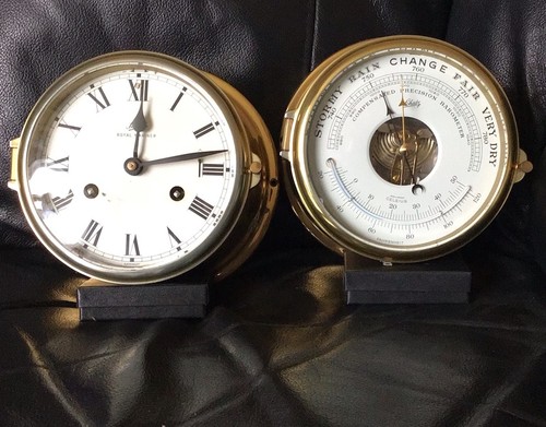 Schatz barometer and clock - barometer,